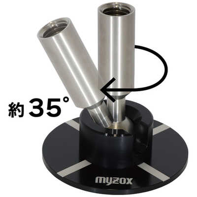 **KU 専用** マイゾックス MYZOX RTKポール用フラット石突 RCP-FF 224259 の