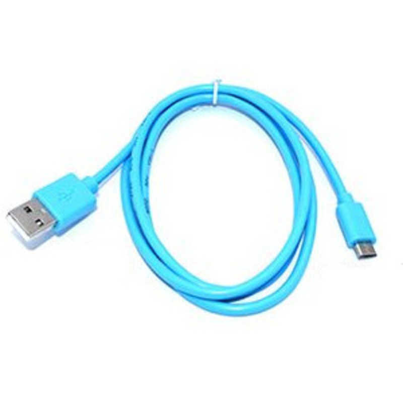 カモン カモン USBケーブル microUSB(オス)-USB-A(オス) 1m ブルー ［Type-Aオス /microBオス］ ブラック MB-10BL MB-10BL