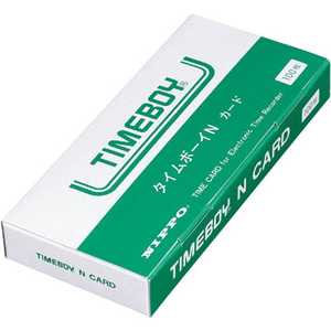ニッポー タイムレコーダー用 タイムカードN TCTBNカード ニッポー タイムレコーダー用 タイムカードN TCTBNカード