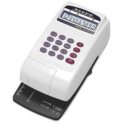 ニッポー 電子式チェックライター FX‐45 の通販 | カテゴリ 