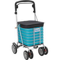 シルバーカー 【幸和製作所】 テイコブ　ナノン　チェックブルー 幸和製作所 シルバーカー テイコブナノン DX チェックブルー の通販