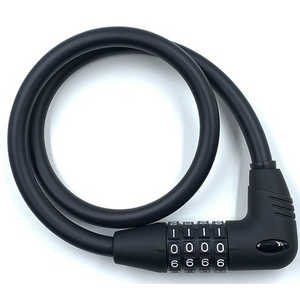 アサヒサイクル ワイヤー錠 Easy Dial Lock2(10x600mm/マットブラック) EASYDIAL_LOCK2