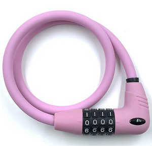 アサヒサイクル ワイヤー錠 Easy Dial Lock2(10x600mm/マットピンク) EASYDIAL_LOCK2