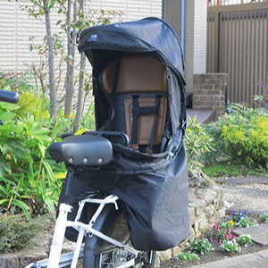 アサヒサイクル COVERS LOVERS ハイバック 後幼児座席用レインカバー(ブラック) ﾚｲﾝｶﾊﾞｰ
