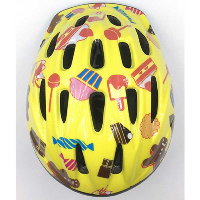アサヒサイクル アサヒサイクル 子供用ヘルメット 軽くて丈夫なキッズヘルメット(Sサイズ:50～52cm/お菓子) 08920 ｷｯｽﾞﾍﾙﾒｯﾄ ｷｯｽﾞﾍﾙﾒｯﾄ