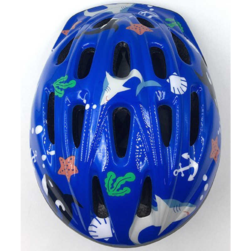 アサヒサイクル アサヒサイクル 子供用ヘルメット 軽くて丈夫なキッズヘルメット(Mサイズ:52～56cm/海) 08925 ｷｯｽﾞﾍﾙﾒｯﾄ ｷｯｽﾞﾍﾙﾒｯﾄ