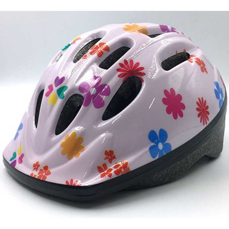 アサヒサイクル アサヒサイクル 子供用ヘルメット 軽くて丈夫なキッズヘルメット(Mサイズ:52～56cm/花) 08926 ｷｯｽﾞﾍﾙﾒｯﾄ ｷｯｽﾞﾍﾙﾒｯﾄ
