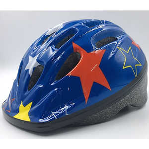 アサヒサイクル 子供用ヘルメット 軽くて丈夫なキッズヘルメット(Mサイズ:52～56cm/星) 08927 ｷｯｽﾞﾍﾙﾒｯﾄ