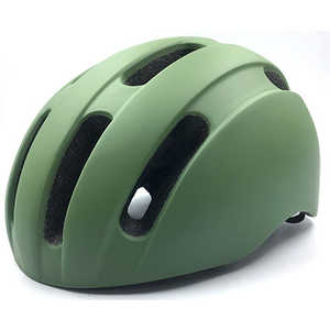 アサヒサイクル 自転車用ヘルメット 衝撃に強いバイシクルヘルメット(Mサイズ:55～57cm/オリーブ) 08931 