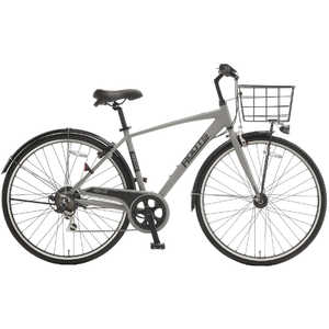 アサヒサイクル 自転車 ルーツ T ROOTS T マットグレー [外装6段/700C（スポーツタイプ）]【組立商品につき返品不可】 SLT700
