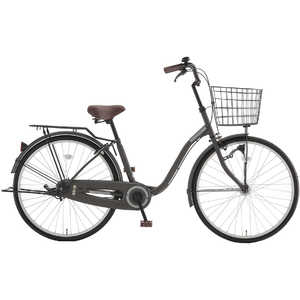 アサヒサイクル 自転車 ソフィスティケ Sophistique マットチャコールグレー [26インチ]【組立商品につき返品不可】 FSD6ES