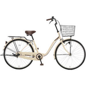 アサヒサイクル 自転車 ソフィスティケ Sophistique ミルクホワイト [26インチ]【組立商品につき返品不可】 FSD6ES