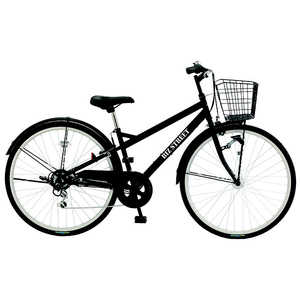アサヒサイクル 自転車 ビズストリート N BIZ STREET N ツヤケシブラック [外装6段 /27インチ] BSN76A