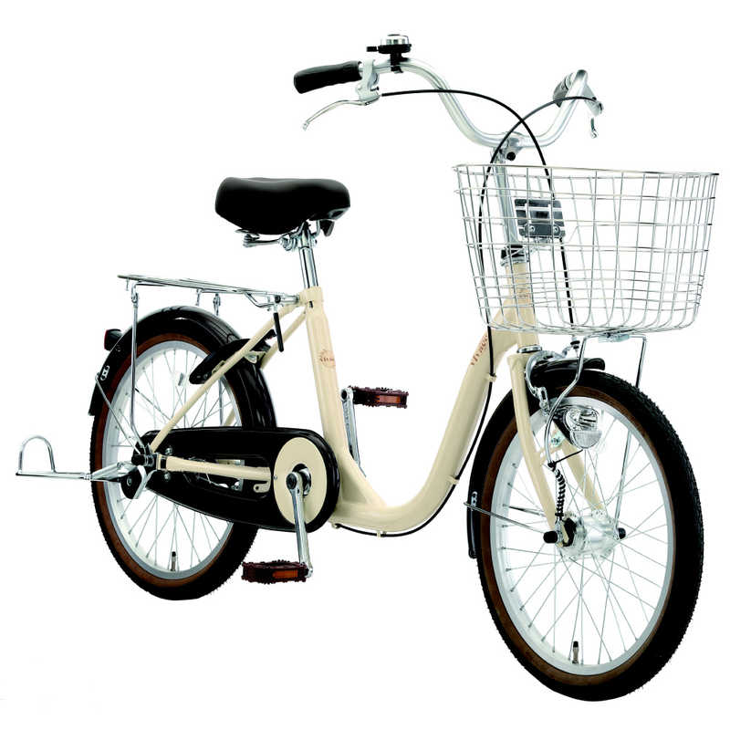 アサヒサイクル アサヒサイクル 自転車 ヴィヴァーチェ プレミアム vivace Premium アイボリー×ブラウン2 [20インチ]【組立商品につき返品不可】 VVP20A VVP20A