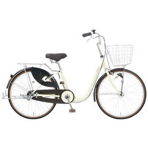 アサヒサイクル 自転車 ヴィヴァーチェ プレミアム 24 vivace premium ［24インチ］ アイボリー×ブラウン2【組立商品につき返品不可】 VVP24B