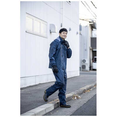 マック Makku レインウェア チェンジーゼロレインST ネイビー L