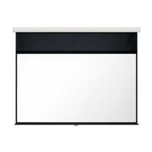 キクチ科学 手動巻上式スクリーン ［スプリング］ ホワイト CPS-150HDW-W