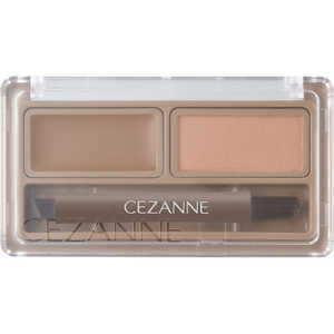 セザンヌ CEZANNE アイブロウワックス & パウダー W2 ナチュラルブラウン セザンヌ CEZANNE アイブロウワックス & パウダー W2 ナチュラルブラウン