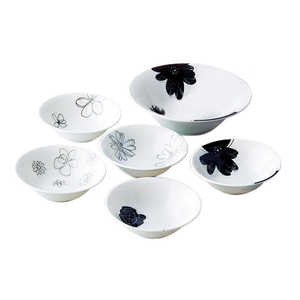 前畑 renoma サラダ ボウル 皿 6点セット R-8027 69278 前畑 renoma サラダ ボウル 皿 6点セット R-8027 69278