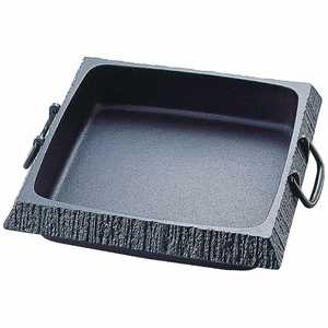 岩鋳 《IH対応》 南部鉄 すきやき鍋 石庭角 20027 大 QSKC002