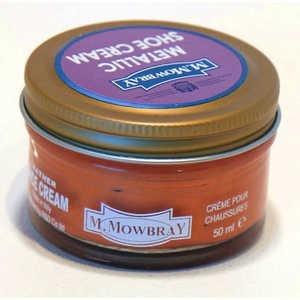 アールアンドデー M.MOWBRAY(エム・モゥブレィ)メタリックシュークリームジャー 50mL ブロンズ アールアンドデー M.MOWBRAY(エム・モゥブレィ)メタリックシュークリームジャー 50mL ブロンズ
