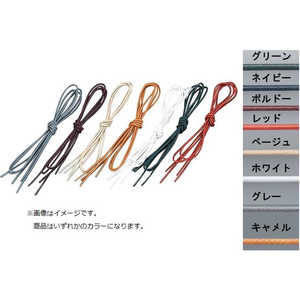 アールアンドデー M.MOWBRAY シューレース カラー丸ヒモ(ロー引き) 75cm ホワイト アールアンドデー M.MOWBRAY シューレース カラー丸ヒモ(ロー引き) 75cm ホワイト