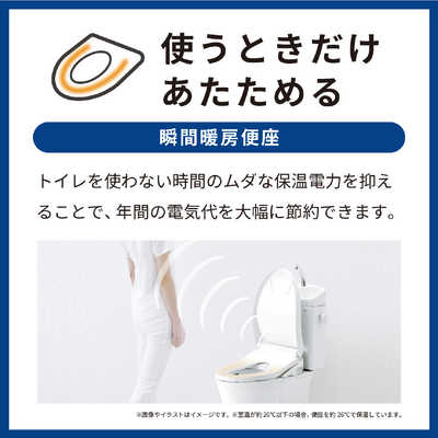 TOTO 温水便座 ウォシュレット KMシリーズ ［瞬間式］ ホワイト