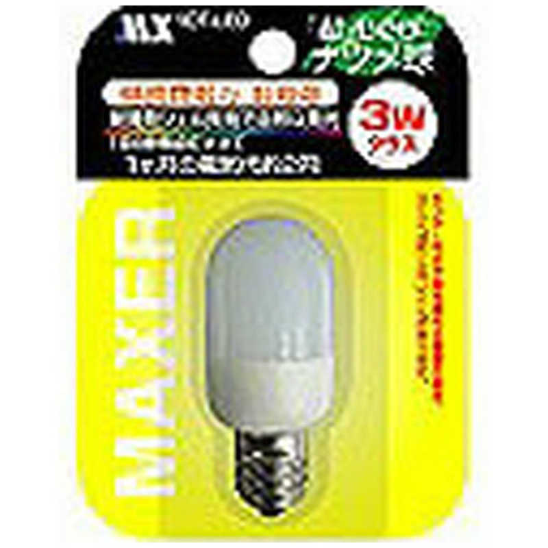 マクサー電機 マクサー電機 LED eco電球[口金E12 /電球色] 1CT-LED 1CT-LED