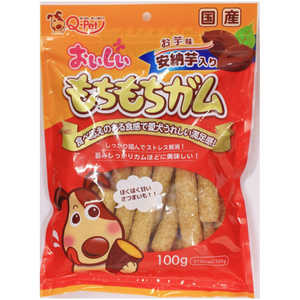 九州ペット おいしいもちもちガム お芋味安納芋入り 100g 