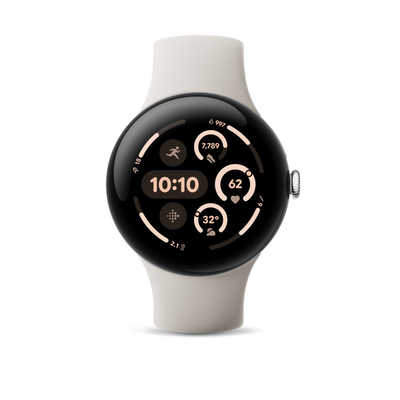 au スマートウォッチ Google Pixel Watch 3 45mm ポーセリン R24GR09A 