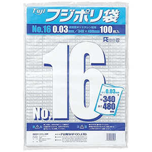 カンダ フジ ポリ袋 No.16(500枚入) 377085 カンダ フジ ポリ袋 No.16(500枚入) 377085