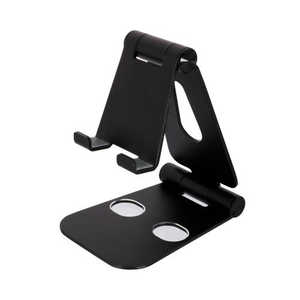 OWLTECH アルミスタンド スマートフォン/タブレット対応 OWL-STD03-BK ブラック OWLTECH アルミスタンド スマートフォン/タブレット対応 OWL-STD03-BK ブラック