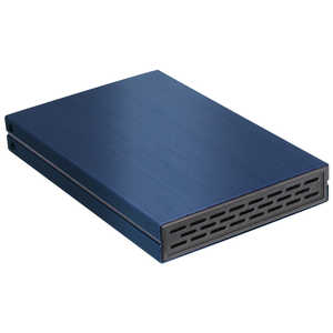 OWLTECH USB3.1 Gen2 Type-C接続 2.5インチHDD/SSD用外付けケース 2.5インチHDD/SSD用外付けケース ｢黒角｣ 新色登場 ネイビー OWL-ESL25U31C-NV