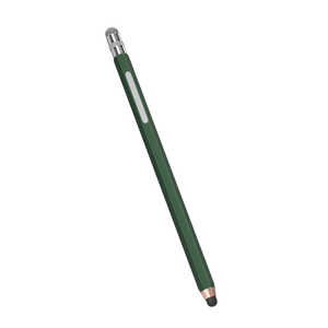 OWLTECH 握りやすいエンピツ型タッチペン シリコン+導電性繊維の2WAYペン先 ロングタイプ グリーン OWL-TPSE08-GR OWLTPSE08GR