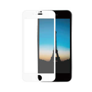 OWLTECH iPhone SE 第2世代 /8/7/6s/6対応 液晶画面保護強化ガラス 絶対に貼り付けミスをしないキット付属 OWL-GUIC47F-WAG ホワイト