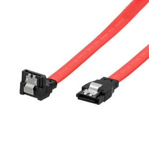 OWLTECH SATA3.0�P�[�u��50cm���b�h �R�l�N�^ [�X�g���[�g]-[��L�^] 3�N�ۏ� ���b�h OWL-SATA3SLU50-RE