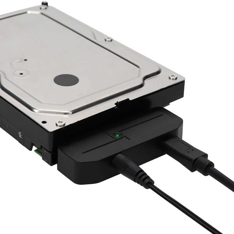 OWLTECH OWLTECH 16TB対応 2.5/3.5インチHDD/SSD SATA→USB3.2Gen2変換 データ転送ケーブル ACアダプター付｢バルク品｣ OWL-SA23U32-C OWL-SA23U32-C