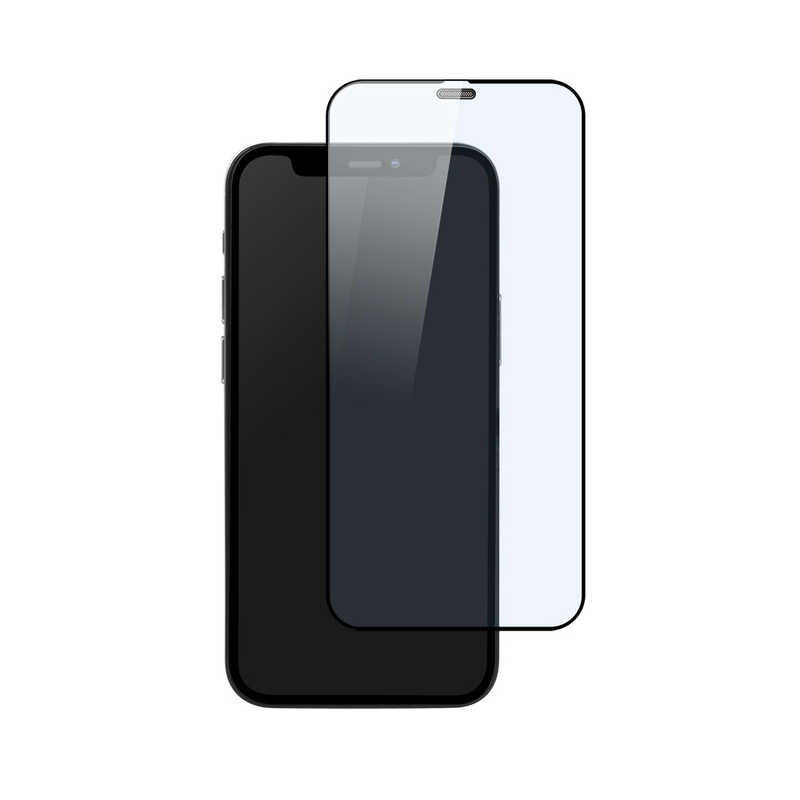 OWLTECH OWLTECH iPhone 12 mini 5.4インチ対応 貼りミスゼロ全面保護ガラス 光沢･ブルーライトカット OWL-GSIC54F-BC OWL-GSIC54F-BC