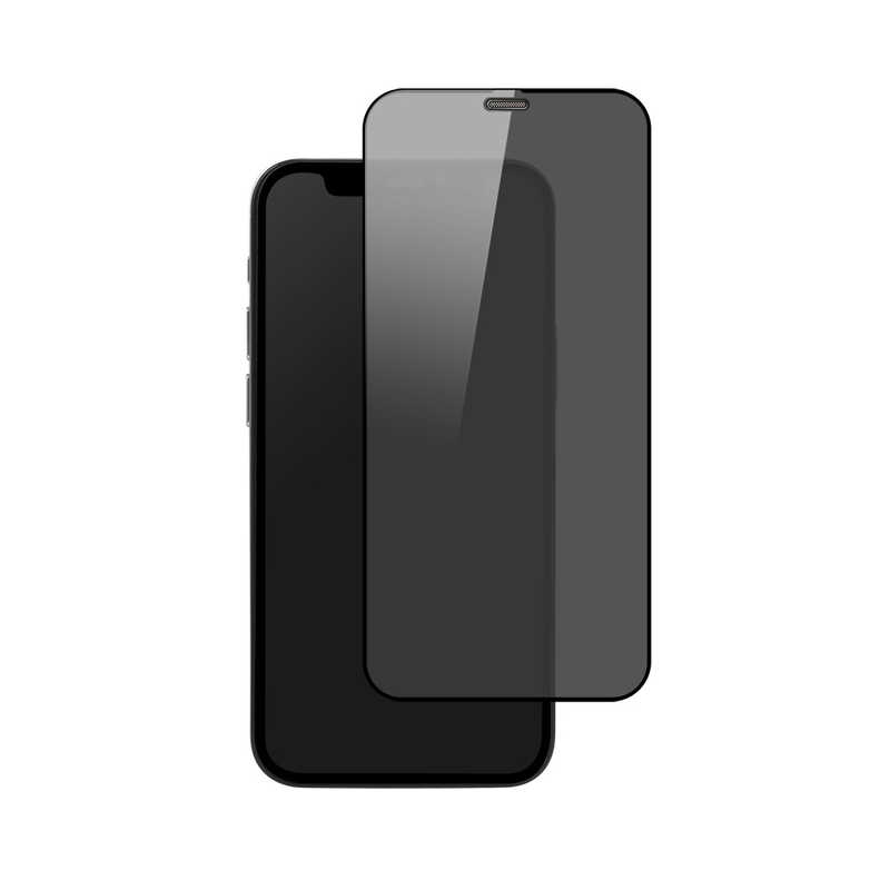 OWLTECH OWLTECH iPhone 12 mini 5.4インチ対応 貼りミスゼロ全面保護ガラス のぞき見防止 OWL-GSIC54F-PS OWL-GSIC54F-PS