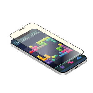OWLTECH iPhone 12 mini 5.4インチ対応 貼りミスゼロ トリプルストロング耐衝撃ガラス マット･ブルーライトカット OWL-GUIC54F-AB