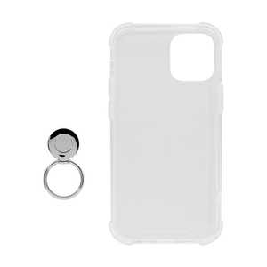 OWLTECH iPhone 12 mini 5.4インチ対応 リング付ハイブリッド耐衝撃ケース クリア OWL-CVIC5407-CL OWLTECH iPhone 12 mini 5.4インチ対応 リング付ハイブリッド耐衝撃ケース クリア OWL-CVIC5407-CL