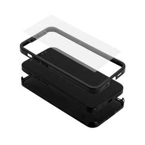 OWLTECH iPhone 12 mini 5.4インチ対応 360°フルカバーケース マットガラス付 ブラック OWL-CVIC5411-BK OWLTECH iPhone 12 mini 5.4インチ対応 360°フルカバーケース マットガラス付 ブラック OWL-CVIC5411-BK