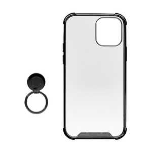 OWLTECH iPhone 12/12 Pro 6.1インチ対応 リング付ハイブリッド耐衝撃ケース ブラック OWL-CVIC6107-BK OWLTECH iPhone 12/12 Pro 6.1インチ対応 リング付ハイブリッド耐衝撃ケース ブラック OWL-CVIC6107-BK