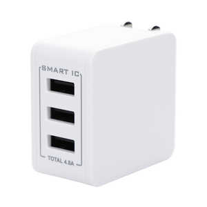 OWLTECH AC充電器 3台のデバイスをかしこく同時充電 お手軽 & 急速充電 ホワイト OWL-ACU348AS-WH OWLTECH AC充電器 3台のデバイスをかしこく同時充電 お手軽 & 急速充電 ホワイト OWL-ACU348AS-WH