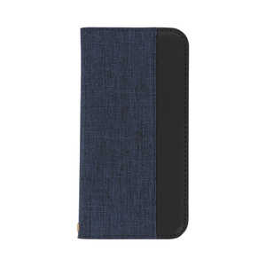 OWLTECH iPhone 13 Pro 対応 6.1inch 手帳型ケース ネイビーブラック OWLCVID6103PNVBK