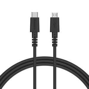 OWLTECH fɋ ^tUSB TypeC to microUSBP[u ubN m2mn OWL-CBCM20-BK