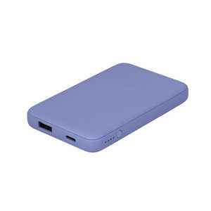 OWLTECH モバイルバッテリー アッシュブルー [5000mAh /2ポート /充電タイプ] OWL-LPB5012-RAB