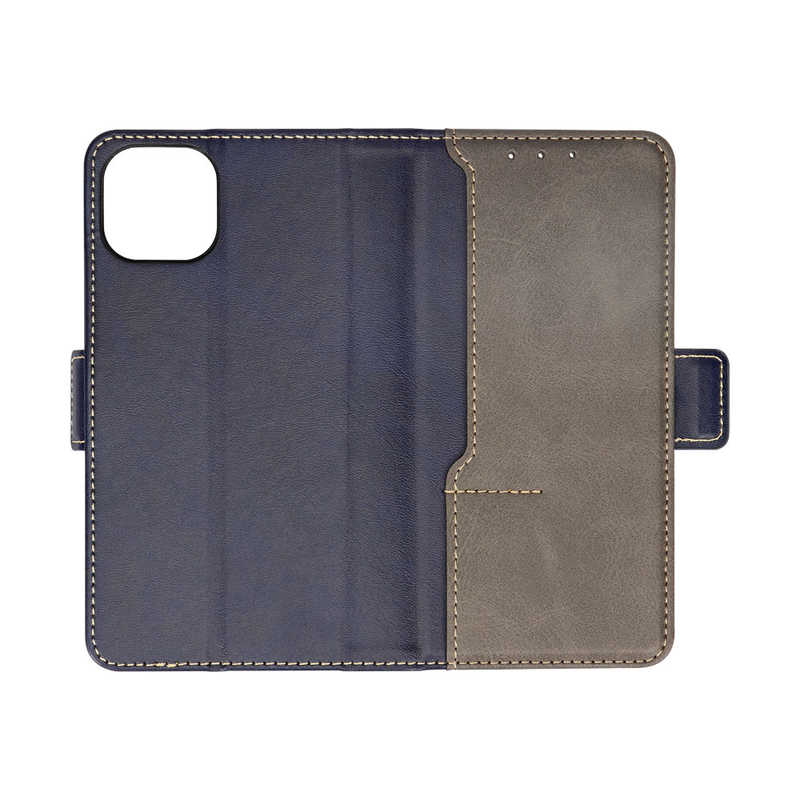 OWLTECH OWLTECH iPhone 14 6.1インチ 手帳型ケース ネイビー×グレー OWL-CVIE6119-NVGY OWL-CVIE6119-NVGY