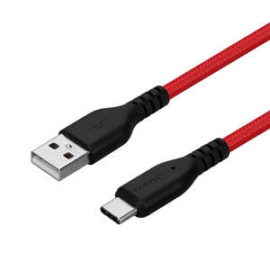 OWLTECH やわらか超タフで断線に強い 耐屈曲10万回以上 急速充電3A/データ転送 Type-A to Type-Cケーブル ブラックxレッド OWL-CBA4CA5-BKRE OWLTECH やわらか超タフで断線に強い 耐屈曲10万回以上 急速充電3A/データ転送 Type-A to Type-Cケーブル ブラックxレッド OWL-CBA4CA5-BKRE