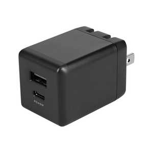 OWLTECH コンパクト2ポートAC充電器 最大PD45W出力 GaN(窒化ガリウム)採用 USB Type-C×1 USB Type-A×1 ブラック OWL-APD45C1A1G-BK OWLTECH コンパクト2ポートAC充電器 最大PD45W出力 GaN(窒化ガリウム)採用 USB Type-C×1 USB Type-A×1 ブラック OWL-APD45C1A1G-BK